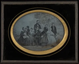(Retrato de grupo de dez membros do Círculo de Eynard-Lullin)